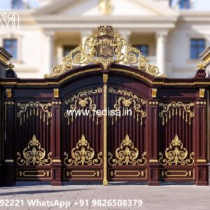 Iron Fence Designs, Main Gate Single Door Iron Gate Design Front Gate Designs For Houses | Entrance Gates Design