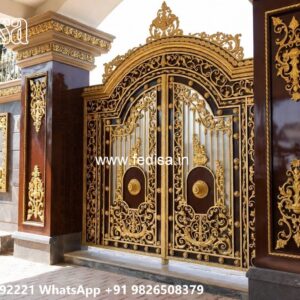 Compound Wall Grill Design, Front Slide Gate Design Front Gate Designs For Houses | Entrance Gates Design