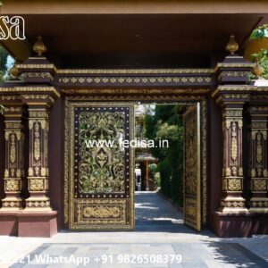 Gate Post Design, Loha Gate Design Front Gate Designs For Houses | Entrance Gates Design