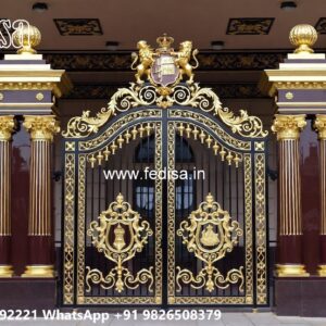 Main Gate Wall Design For Home, Rolling Gate Design Front Gate Designs For Houses | Entrance Gates Design