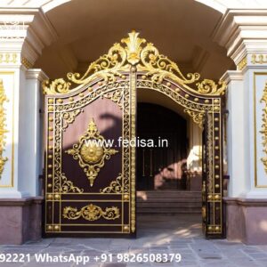 Main Gate Wall Design For Home, Wrought Iron Fence Designs Front Gate Designs For Houses | Entrance Gates Design