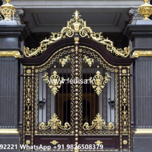Main Gate Wall Design For Home, Wrought Iron Gate Designs Front Gate Designs For Houses | Entrance Gates Design