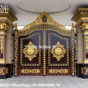 Main Gate Wall Design For Home, Lohe Ke Darwaje Ka Design Front Gate Designs For Houses | Entrance Gates Design