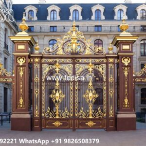 Gate Roof Design, Boundary Wall Grill Design Front Gate Designs For Houses | Entrance Gates Design