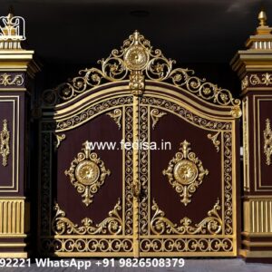 Simple Grill Gate Design, Plain Sheet Gate Design Front Gate Designs For Houses | Entrance Gates Design