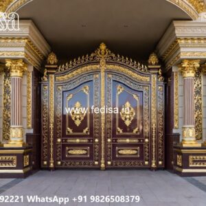 Gate Post Design, 3 Fold Gate Design Front Gate Designs For Houses | Entrance Gates Design