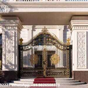 Main Gate Wall Design For Home, Folding Iron Gate Design Front Gate Designs For Houses | Entrance Gates Design