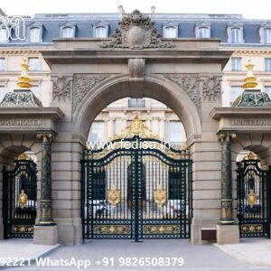 Gate Post Design, Iron Single Gate Design Front Gate Designs For Houses | Entrance Gates Design