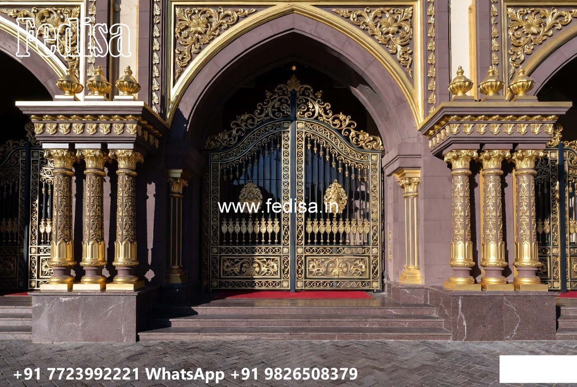 Compound Grill Design, Loha Gate Ka Design Front Gate Designs For Houses | Entrance Gates Design