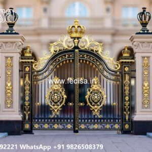 Gate Post Design, Mesh Gate Design Front Gate Designs For Houses | Entrance Gates Design