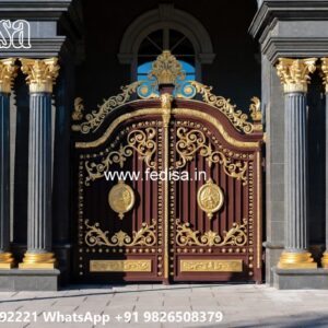 Gate Post Design, Main Door Iron Gate Design Front Gate Designs For Houses | Entrance Gates Design