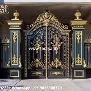 Gate Roof Design, Simple Metal Gate Design Front Gate Designs For Houses | Entrance Gates Design