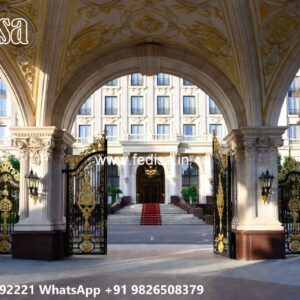 Gate Post Design, Front Gate Design For Small House Ms Gate Fabrication | Entrance Gates Design