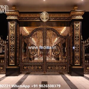 Gate Roof Design, Door Grill Gate Price Ms Gate Fabrication | Entrance Gates Design