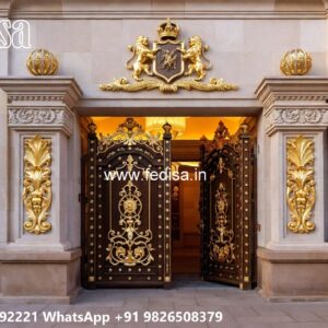 Main Gate Wall Design For Home, Steel Ke Fancy Gate Ms Gate Fabrication | Entrance Gates Design