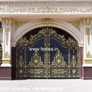 Home Gate Design 2070, 10 Feet Main Gate Design Ms Gate Fabrication | Entrance Gates Design