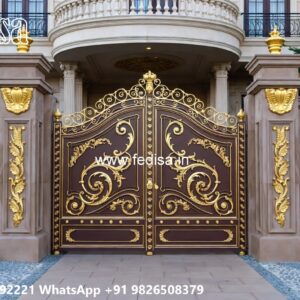 Gate Post Design, Tin Gate Design Ms Gate Fabrication | Entrance Gates Design
