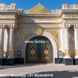 Compound Grill Design, Iron Steel Gate Design Ms Gate Fabrication | Entrance Gates Design