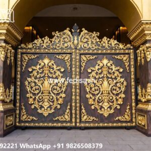 Main Gate Wall Design For Home, Modern Main Gate Design For Home Ms Gate Fabrication | Entrance Gates Design