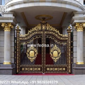 Modern Iron Gate Design, Main Gate Front Design Ms Gate Fabrication | Entrance Gates Design