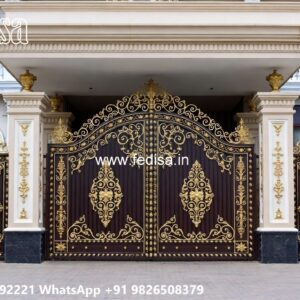 Main Gate Wall Design For Home, Main Gate Simple Design For Home Ms Gate Fabrication | Entrance Gates Design