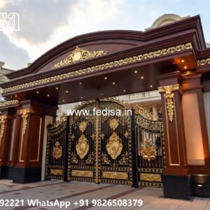 Main Gate Wall Design For Home, Design Gate Steel Ms Gate Fabrication | Entrance Gates Design