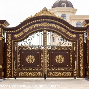 Compound Grill Design, Aluminium Fence Designs Ms Gate Fabrication | Entrance Gates Design