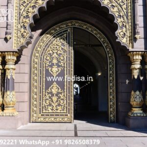 Modern Iron Gate Design, Sliding Gate With Small Gate Ms Gate Fabrication | Entrance Gates Design