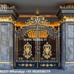 Main Gate Wall Design For Home, Seat Gate Design Ms Gate Fabrication | Entrance Gates Design