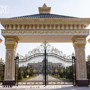 Modern Iron Gate Design, Single Grill Gate Design Ms Gate Fabrication | Entrance Gates Design