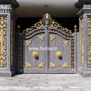 Main Gate Ka Design, Main Gate Sliding Door Ms Gate Fabrication | Entrance Gates Design