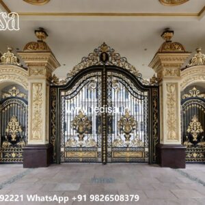 Ghar Ka Gate Ka Design, Main Door Steel Gate Design Ms Gate Fabrication | Entrance Gates Design