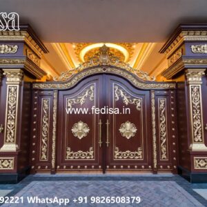 Gate Post Design, Door Gate Colour Ms Gate Fabrication | Entrance Gates Design