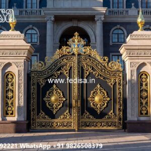 Compound Grill Design, Fancy Gate Ke Design Ms Gate Fabrication | Entrance Gates Design