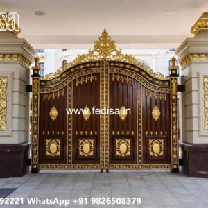 Home Gate Design 2083, House Compound Gate Ms Gate Fabrication | Entrance Gates Design