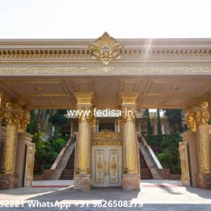 Gate Post Design, Black And White Gate Design Ms Gate Fabrication | Entrance Gates Design