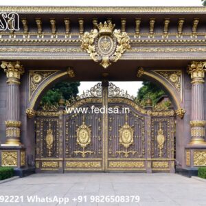 Simple Grill Gate Design, 8 Foot Gate Design Ms Gate Fabrication | Entrance Gates Design