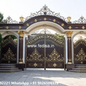 Modern Iron Gate Design, Maharaja Gate Simple Design Ms Gate Fabrication | Entrance Gates Design