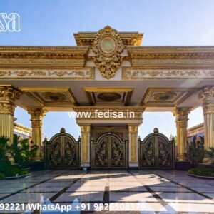 Compound Grill Design, Steel Framed Gates Ms Gate Fabrication | Entrance Gates Design