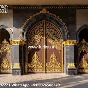 Main Gate Wall Design For Home, Ss Boundary Gate Ms Gate Fabrication | Entrance Gates Design