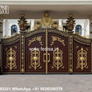Ghar Ka Gate Ka Design, 7 Feet Main Gate Design Ms Gate Fabrication | Entrance Gates Design