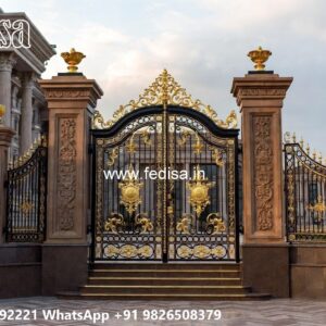 Main Gate Ka Design, Latest Sliding Gate Design Ms Gate Fabrication | Entrance Gates Design
