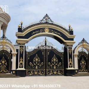 Gate Roof Design, New Iron Gate Design 2026 Ms Gate Fabrication | Entrance Gates Design
