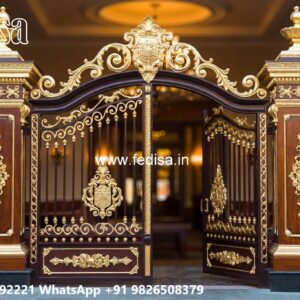 Gate Post Design, Gate Slope Design Ms Gate Fabrication | Entrance Gates Design