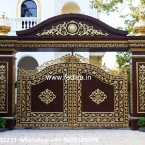 Modern Iron Gate Design, Hollow Pipe Gate Design Ms Gate Fabrication | Entrance Gates Design