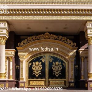 Compound Grill Design, Rajwadi Main Gate Design Ms Gate Fabrication | Entrance Gates Design