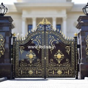 Gate Post Design, Folding Sliding Gate Design Ms Gate Fabrication | Entrance Gates Design