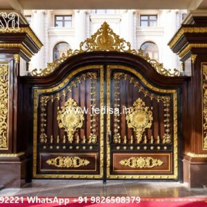 Main Gate Wall Design For Home, Steel Bar Gate Design Ms Gate Fabrication | Entrance Gates Design