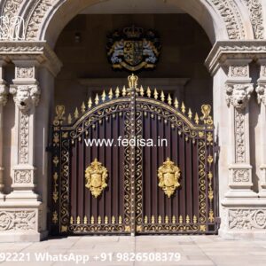 Gate Post Design, Outside Gate Wall Design Ms Gate Fabrication | Entrance Gates Design