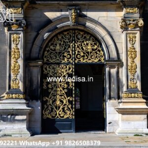 Main Gate Wall Design For Home, Rod Gate Design Ms Gate Fabrication | Entrance Gates Design
